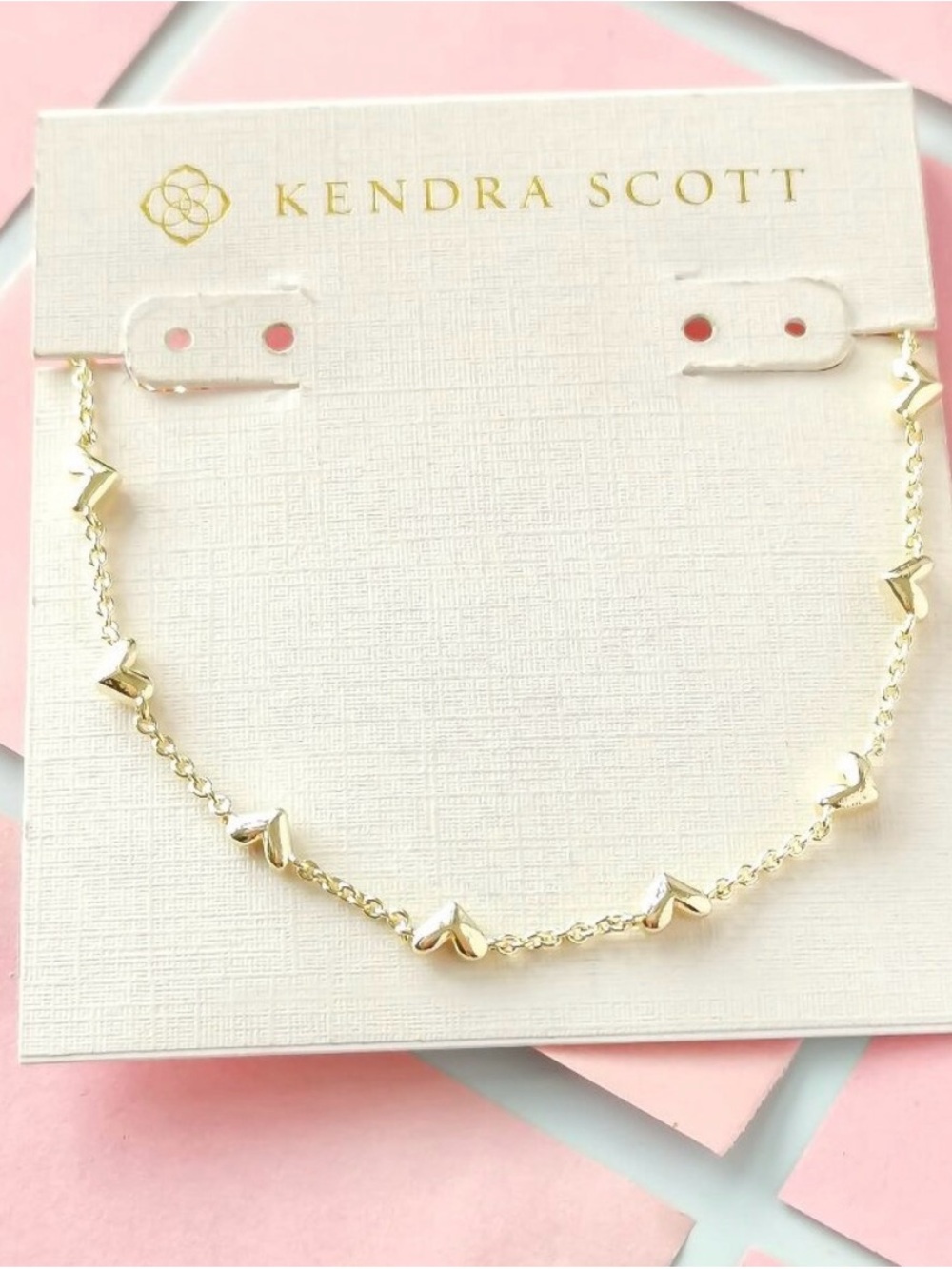 Kendra Scott Gold Heart Link Choker